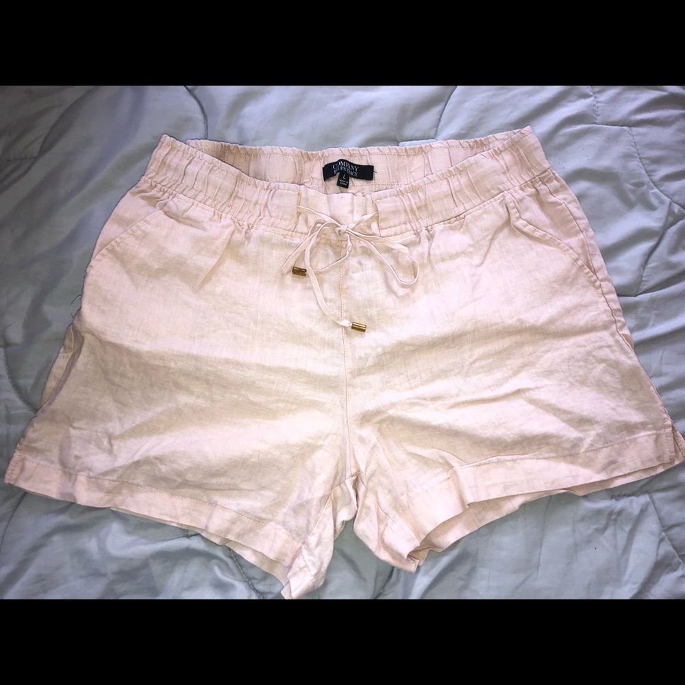 🌻Pink Linen shorts